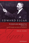Edward Elgar : Te Deum and Benedictus, Op. 34 : SATB : Songbook : Edward Elgar : 884088425494 : 1844497674 : 14010157