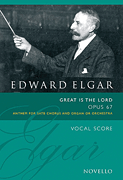 Edward Elgar : Great Is the Lord, Op. 67 : SATB : Songbook : Edward Elgar : 884088424756 : 1844497666 : 14013284