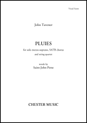 John Tavener : Pluies : SATB : Songbook : John Tavener : 888680643386 : 14047801