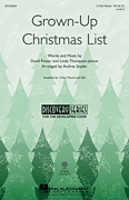 Audrey Snyder : Grown-Up Christmas List : Voicetrax CD : 888680605230 : 00156306