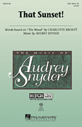 Audrey Snyder : That Sunset! : SSA : Voicetrax CD : 884088326777 : 08552153