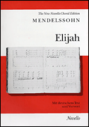 Felix Mendelssohn : Elijah : Solo : Songbook : 884088427184 : 0853603219 : 14010213