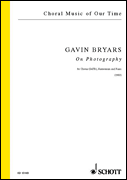 Gavin Bryars : On Photography : SATB : Songbook : 884088566746 : 49016753