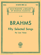 Johannes Brahms : 50 Selected Songs : Solo : 01 Songbook : 073999332407 : 1423455037 : 50260260