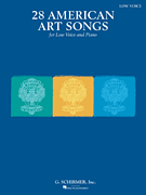 Various : 28 American Art Songs - Low Voice : Solo : Songbook : 888680028183 : 1495000710 : 50499823